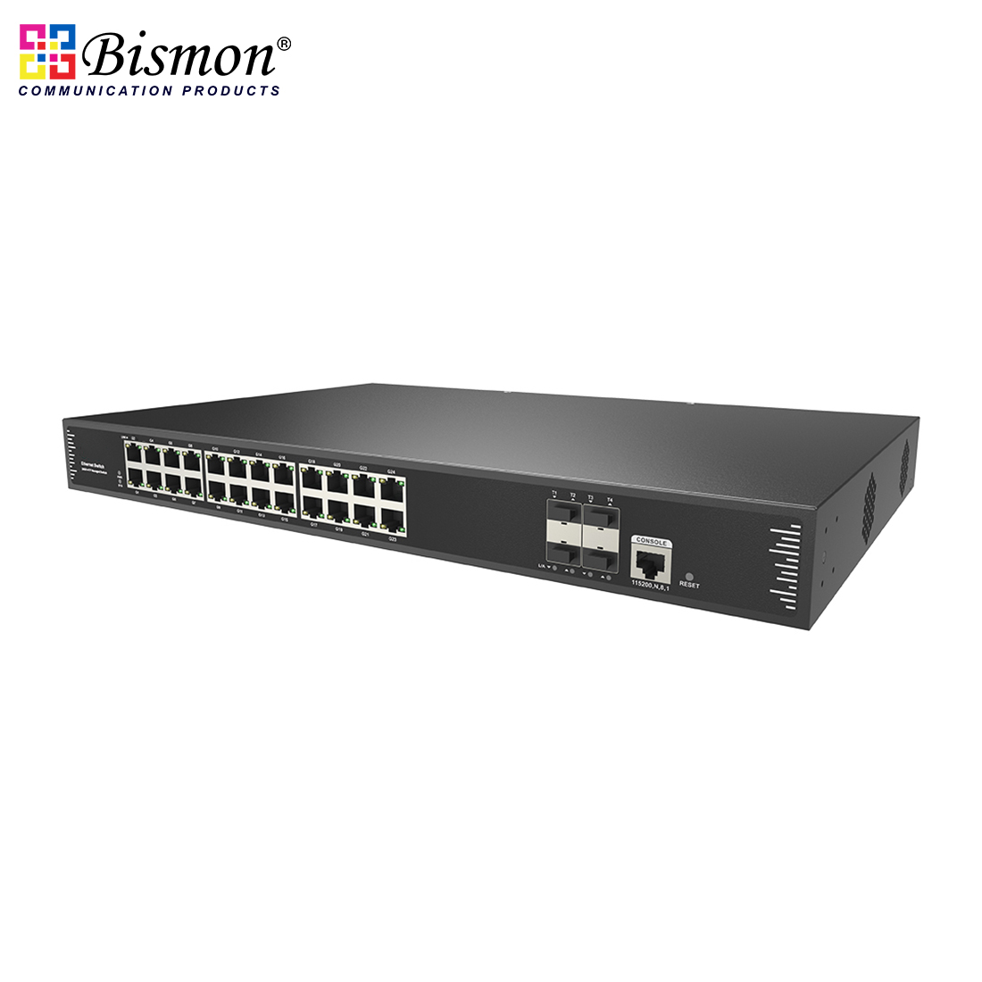 24-port 10/100/1000M with 4SFP+ 10GB L3 managed Ethernet switch